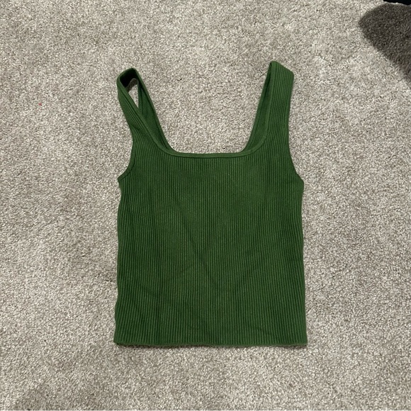 Abercrombie & Fitch Tops Ottoman Ribbed Crop Tank Poshmark